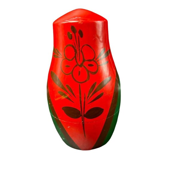 Vintage Set USSR Russian Matryoshka 7 Pc Nesting Dolls Stamped EUC - Picture 4 of 9